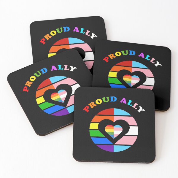 Item preview, Proud Ally Trans Rights Transgender Pride Flag designed and sold by aronia.