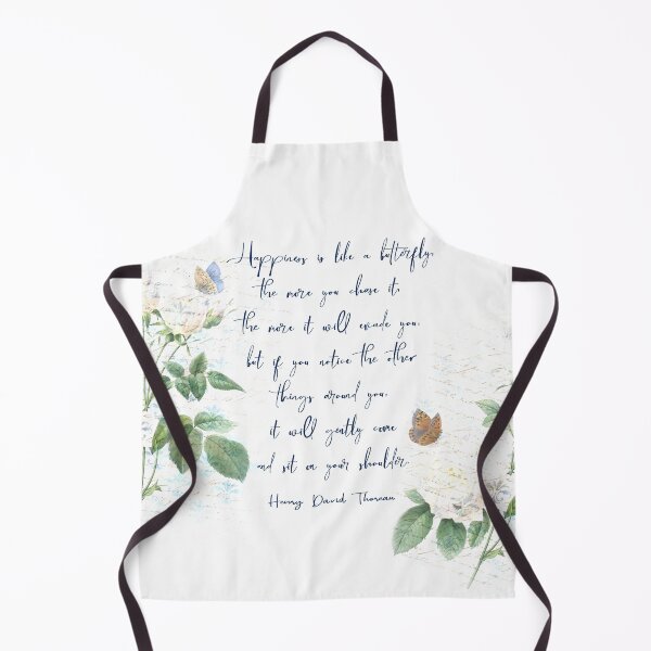 Item preview, Happiness Is Like A Butterfly by Henry David Thoreau designed and sold by EKartPrints.