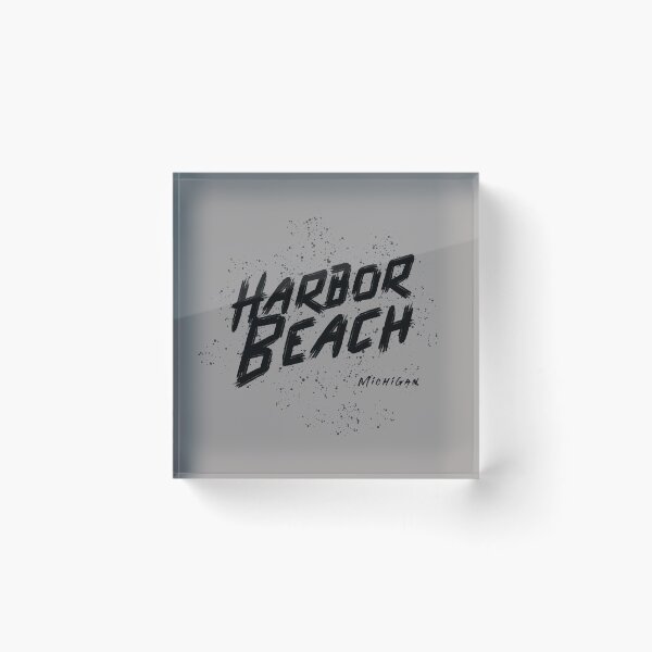 Item preview, Harbor Beach Michigan Graffiti Black Design designed and sold by Eleven-K.