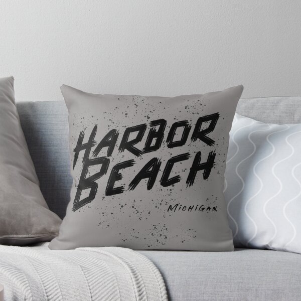 Item preview, Harbor Beach Michigan Graffiti Black Design designed and sold by Eleven-K.