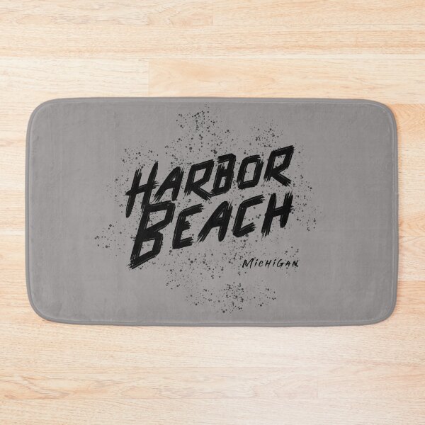 Item preview, Harbor Beach Michigan Graffiti Black Design designed and sold by Eleven-K.
