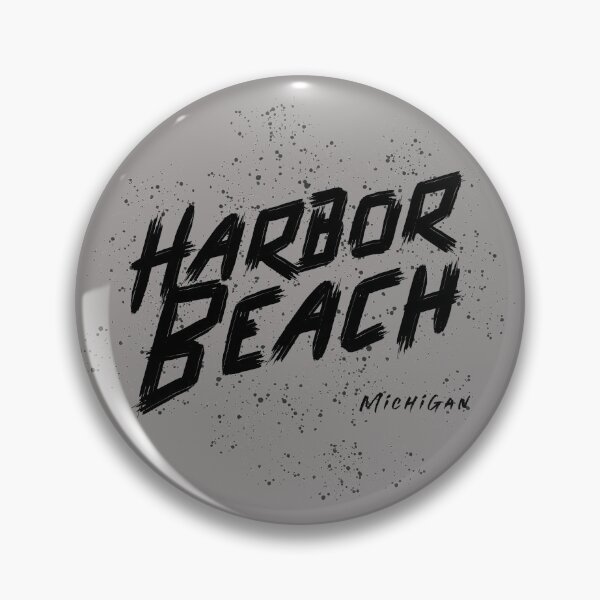 Item preview, Harbor Beach Michigan Graffiti Black Design designed and sold by Eleven-K.