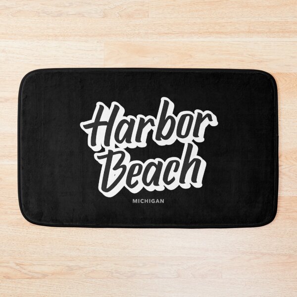 Item preview, Harbor Beach Michigan Bubble Black and White Design designed and sold by Eleven-K.