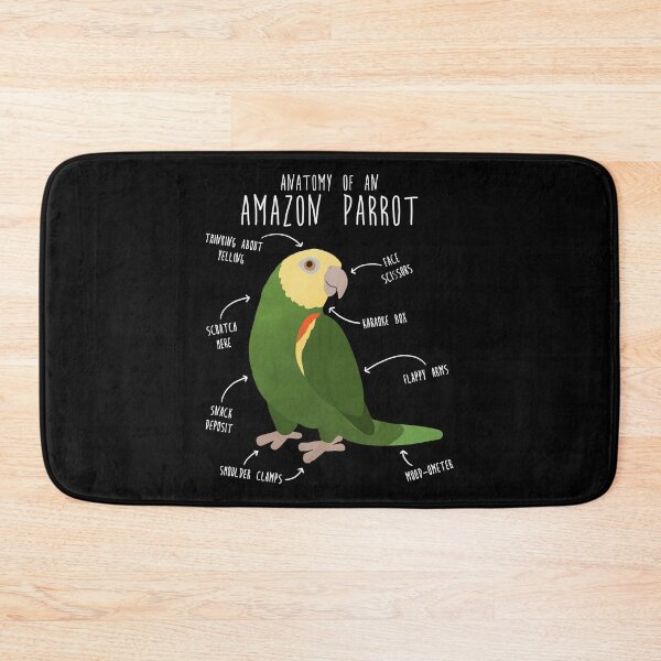 Item preview, Amazon Parrot Anatomy designed and sold by Clara Hollins.