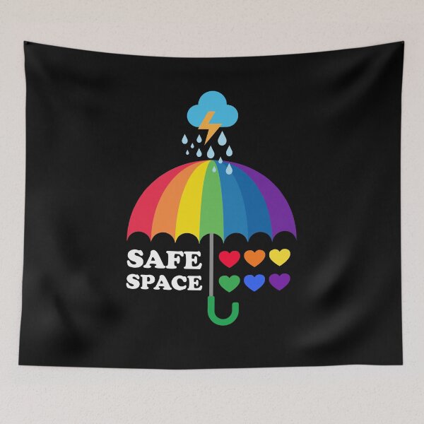 Item preview, LGBTQ Sign Safe Space LGBTQ PRIDE MONTH designed and sold by aronia.