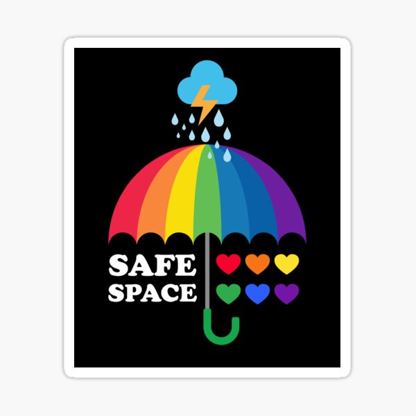 Artikel-Vorschau von LGBTQ-Zeichen Safe Space LGBTQ PRIDE MONTH, designt und verkauft von aronia.