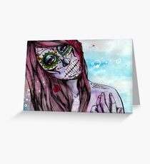 Santa Muerte Greeting Card