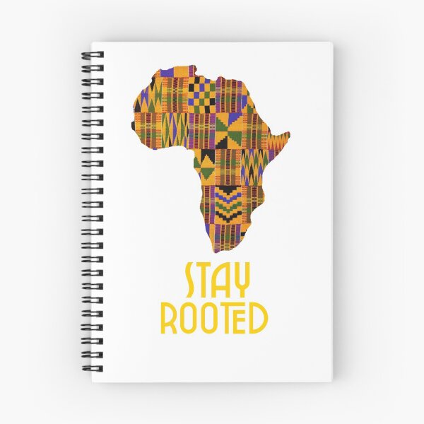 Artikelvorschau, Stay Rooted Classic Ghanian Kente Gelb entworfen und verkauft von Mazubalala.