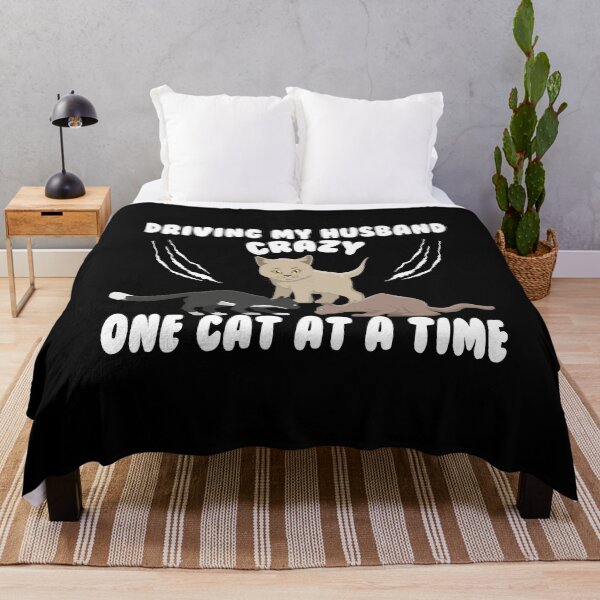 Item preview, Driving My Husband Crazy One Cat At  A Time, Cute Maine Coon Cat, Cat Lover Teez, , Funny Cat For Wife, Feline Kitten designed and sold by Rassitni.