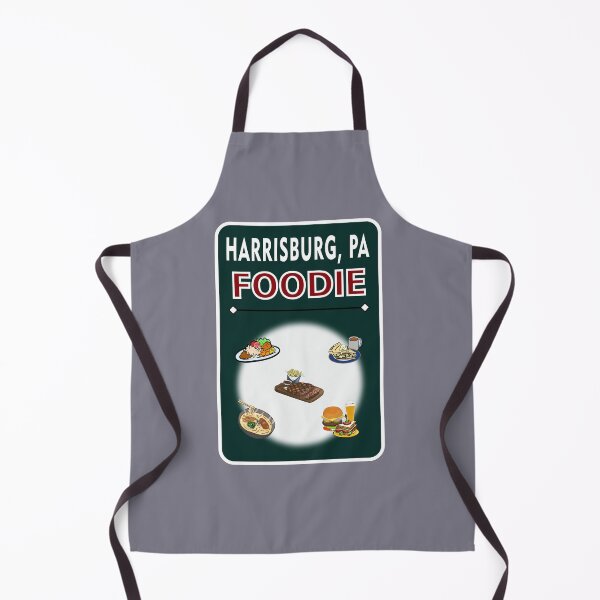 Item preview, Harrisburg, PA - Foodie - Blackish Green Background designed and sold by ThisNThatImages.