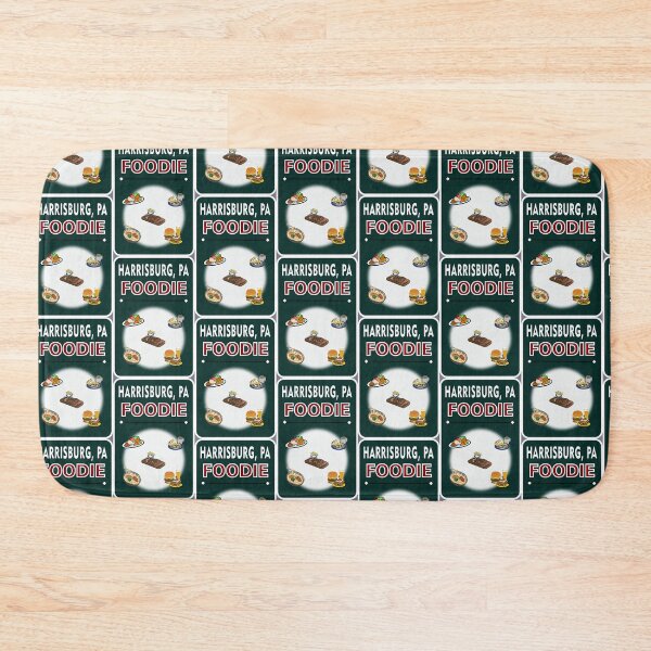Item preview, Harrisburg, PA  - Foodie - Blackish Green Background designed and sold by ThisNThatImages.