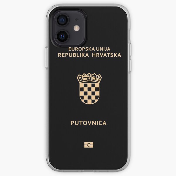 Passeport Croatie Coque souple iPhone