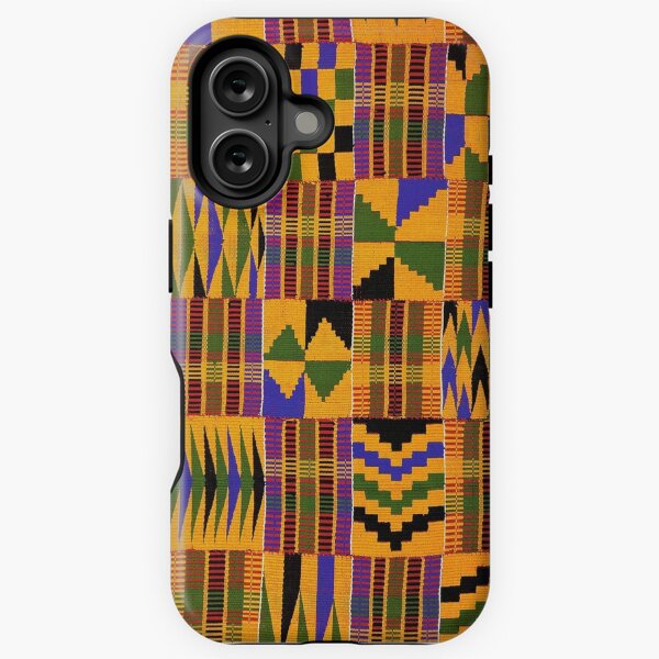Vista previa del artículo con la obra «Tela kente clásica de Ghana», diseñado y vendido por Mazubalala.