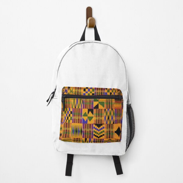 Item preview, Classical Ghanian Kente Cloth Yellow designed and sold by Mazubalala.