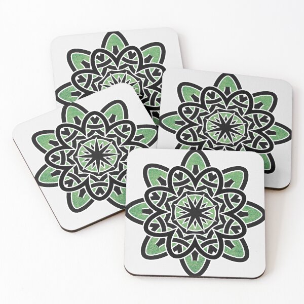 Item preview, Celtic Knot With Green Background designed and sold by RPMELO.