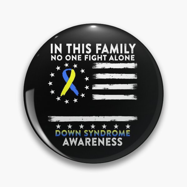Item preview, In This Family No One Fights Down Syndrome Alone American Betsy Ross Flag designed and sold by deputylove.