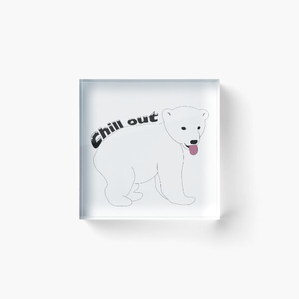 Item preview, Chill polar bear designed and sold by Thatgaybrand.