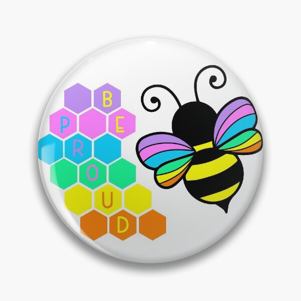 Item preview, Rainbow bee, Be proud designed and sold by winniwinston.