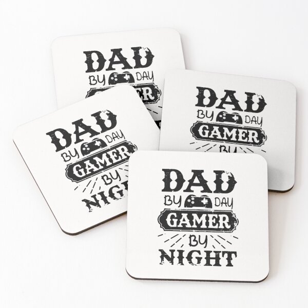 Item preview, Copy of Dad By Day Gamer By Night Saying Quote White Gaming Funny Simple  designed and sold by WearWolfDesigns.