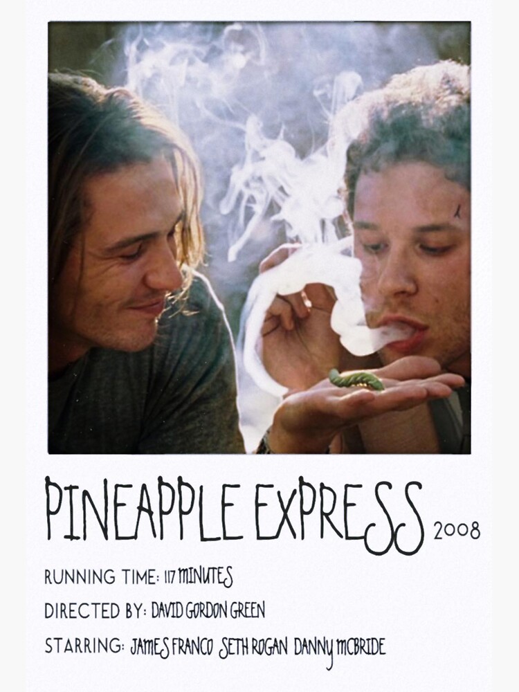 "Pineapple Express Alternative Movie Poster" Sticker for Sale by