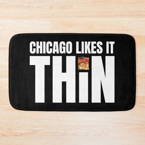 Item preview, Chicago Likes It Thin (Pizza) designed and sold by 90sBullsShirts.