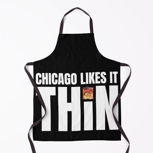 Item preview, Chicago Likes It Thin (Pizza) designed and sold by 90sBullsShirts.