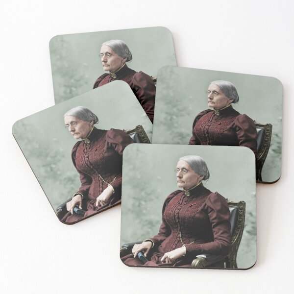 Item preview, Susan B. Anthony Seated Portrait - 1891 - Colorized designed and sold by warishellstore.