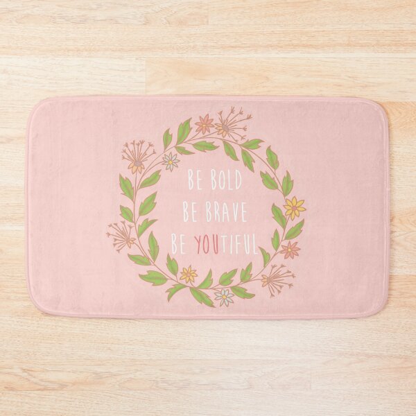 Item preview, Flower Wreath - Monogram - Be Bold, Be Brave, Be Youtiful (Be Beautiful) designed and sold by Trista Designs.