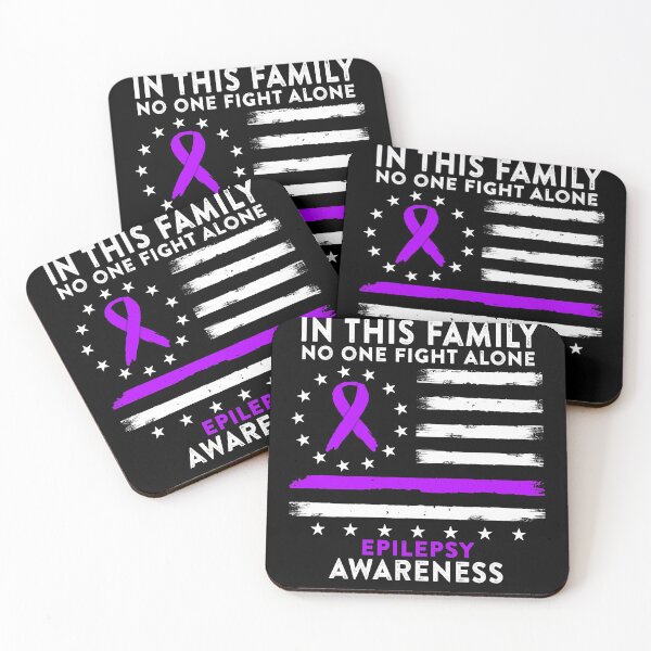 Item preview, In This Family No One Fights Epilepsy Alone American Betsy Ross Flag designed and sold by deputylove.