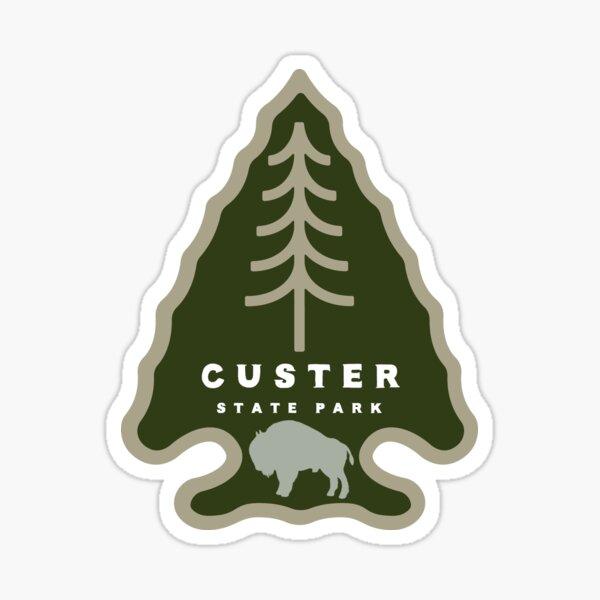 Item preview, Custer State Park South Dakota SD Rustic Arrowhead with a Tree designed and sold by palmettodigital.