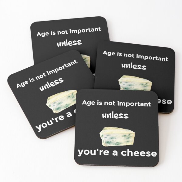 Item preview, Age is not important unless you're a cheese. cute cheese birthday gifts for friend . designed and sold by DANT-shirts.