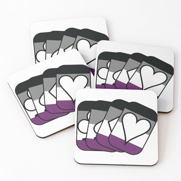 Item preview, Asexual Pride Set designed and sold by FunkoFrankie.