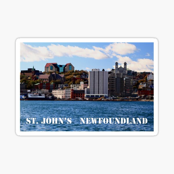 Item preview, St. John’s Newfoundland town and harbor  designed and sold by AlexIPhotograph.