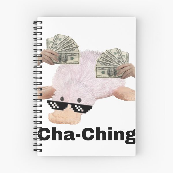 Item preview, Webkinz waddles googles cha-Ching money meme designed and sold by dyslsexyia.
