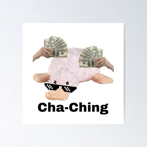 Webkinz waddles googles cha Ching money meme