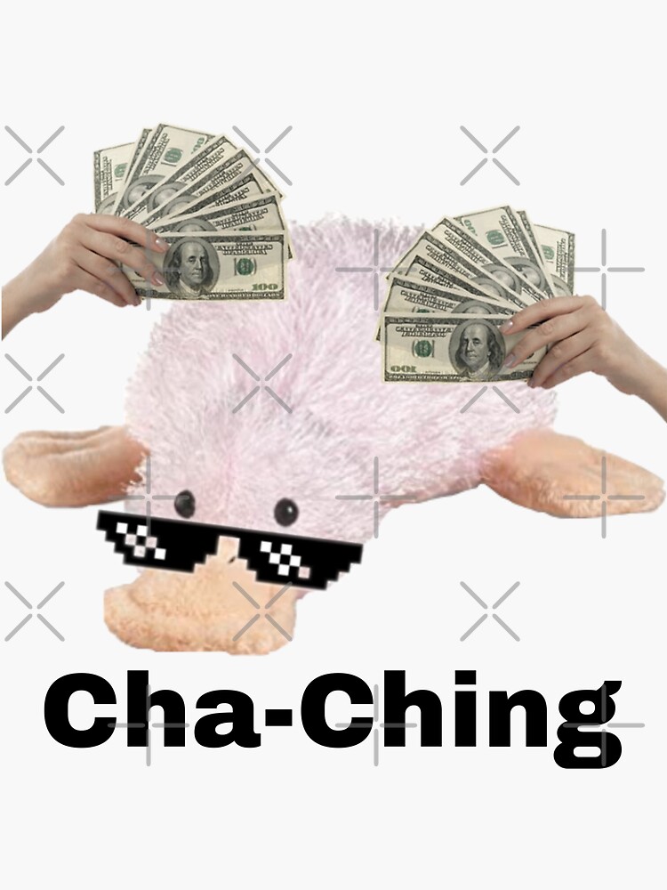 Webkinz waddles googles cha Ching money meme