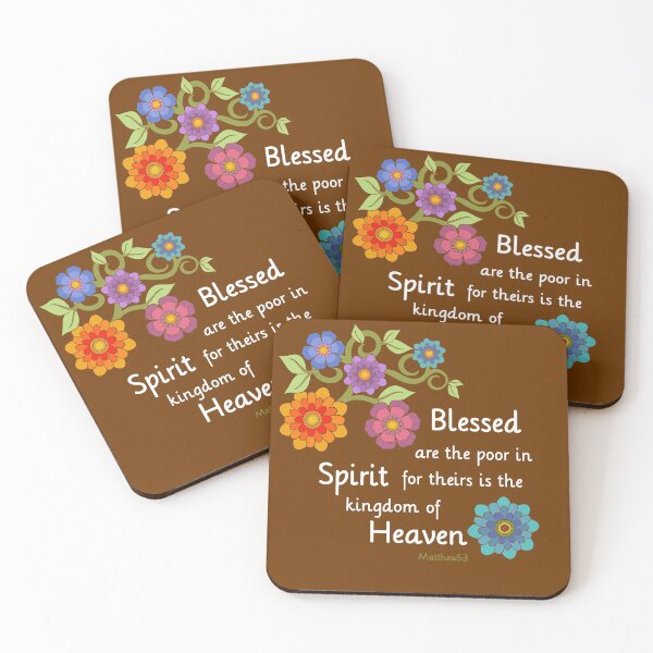 Item preview, Blessed are the poor in Spirit Beatitude Sermon designed and sold by Alondra.