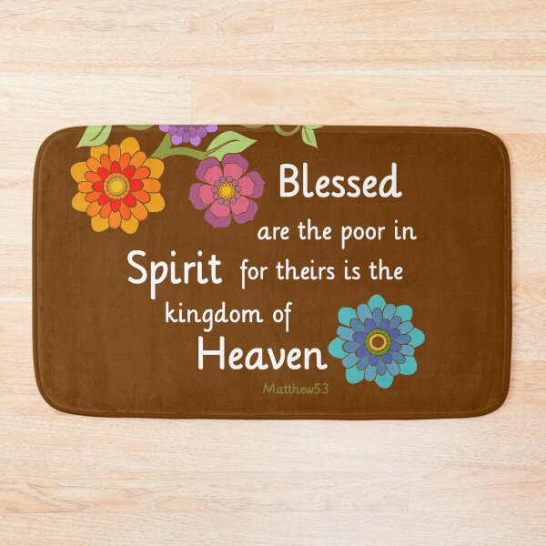 Item preview, Blessed are the poor in Spirit Beatitude Sermon designed and sold by Alondra.