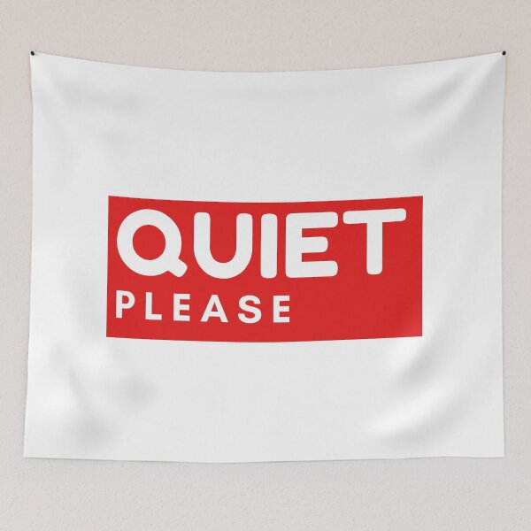 Item preview, Quiet please designed and sold by Vhutolo.
