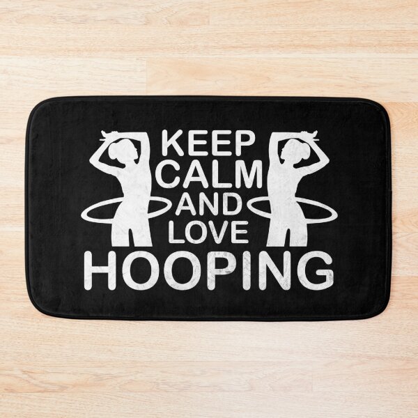 Item preview, Keep Calm And Love Hooping Hula Hoop Sport Hoop designed and sold by DerNerd.