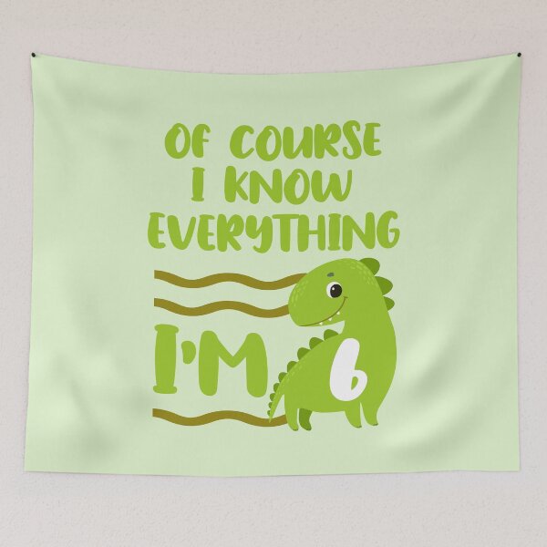 Item preview, Funny Dinosaur 6th Birthday - Sixth Bday  designed and sold by cannevas.