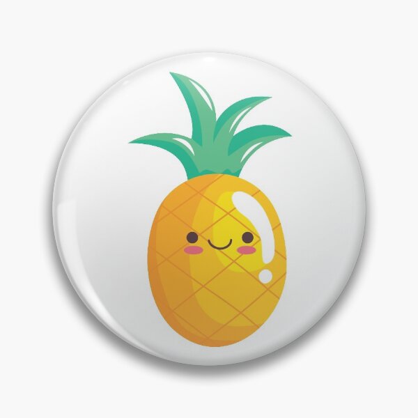 Item preview, Japanese Kawaii Cute Smiley Face - Kawaii Pineapple designed and sold by crazycollective.