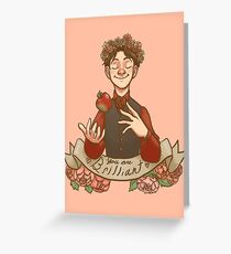 ~*~follow 4 more brilliant~*~ Greeting Card