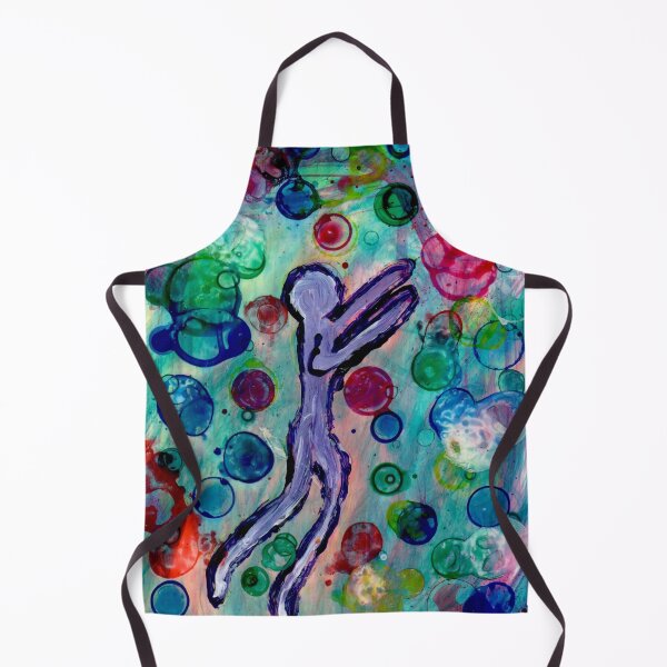Item preview, "Reaching for the Wisdom of the Infinite" Abstract Man with Bubbles designed and sold by Gelarie Johnson.
