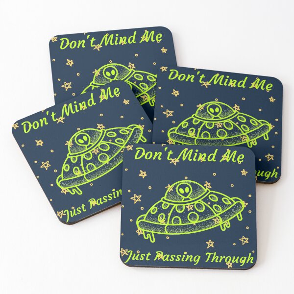 Item preview, Don't Mind Me, Alien Just Passing Through designed and sold by StarsBliss.