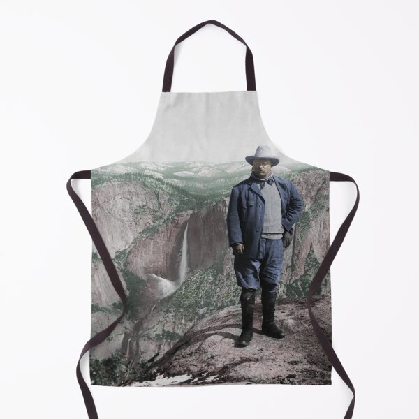 Item preview, Teddy Roosevelt Posing On Glacier Point - Yosemite Valley 1903 - Colorized designed and sold by warishellstore.