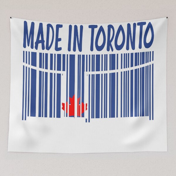 Item preview, Made in Toronto Canada Flag Bar Code Souvenir designed and sold by birdo-art.