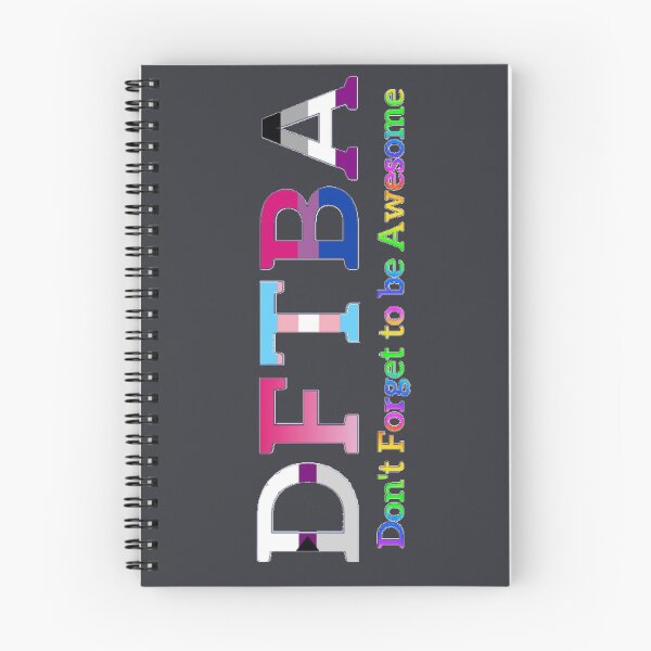 Item preview, DFTBA (Don’t Forget to be Awesome)  designed and sold by Amanda1775.