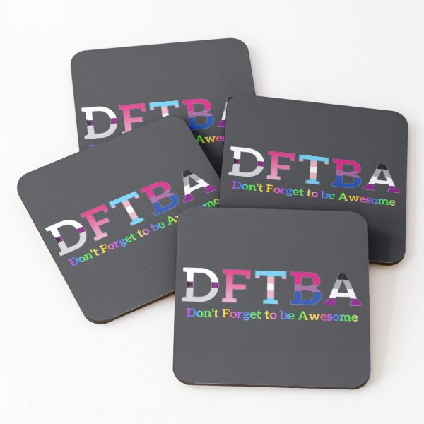 Item preview, DFTBA (Don’t Forget to be Awesome)  designed and sold by Amanda1775.