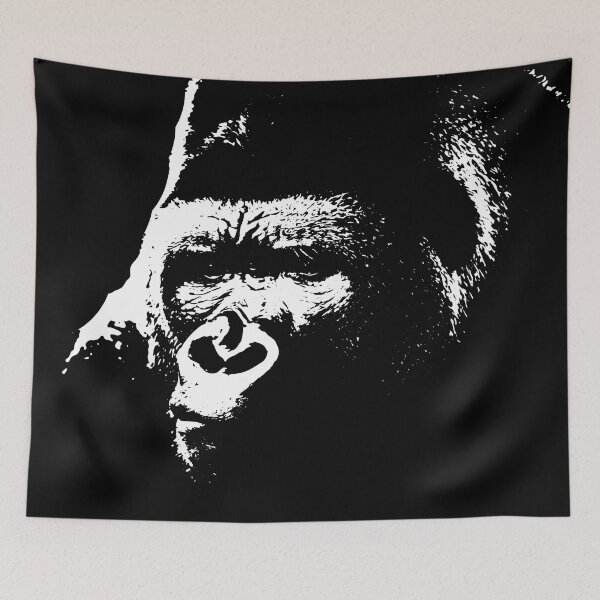 Item preview, Black and White Gorilla designed and sold by OliOuterBrands.